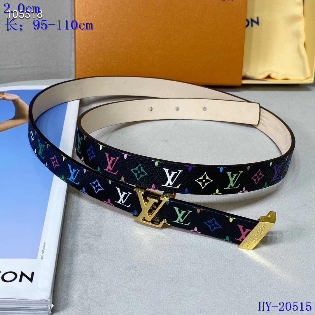LV Belts 2.0 cm Width 013